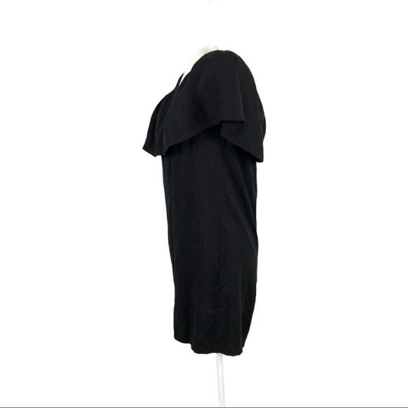 NWT Zara Bardot Off The Shoulder Short Frilled Minimalist Romper in Black XS - Picture 7 of 14